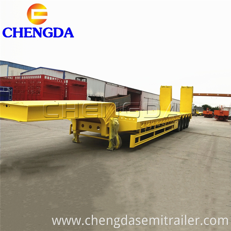 4 Axles Lowbed Trailer